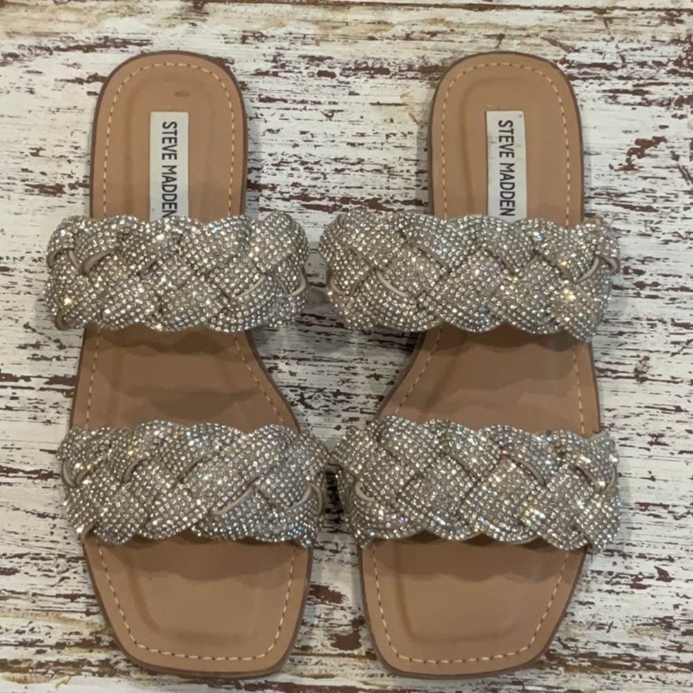 Steve Madden rhinestones sandals